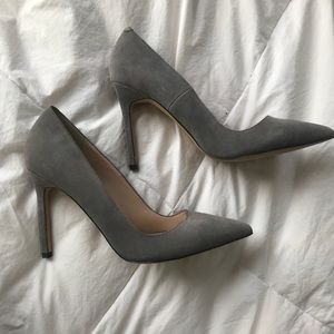 - GREY SUEDE PUMPS NEVER WORN FROM SHOEMINT …